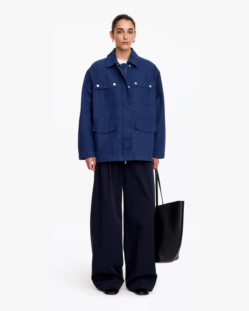 Arket Workwear-Jacke -Blau Blau