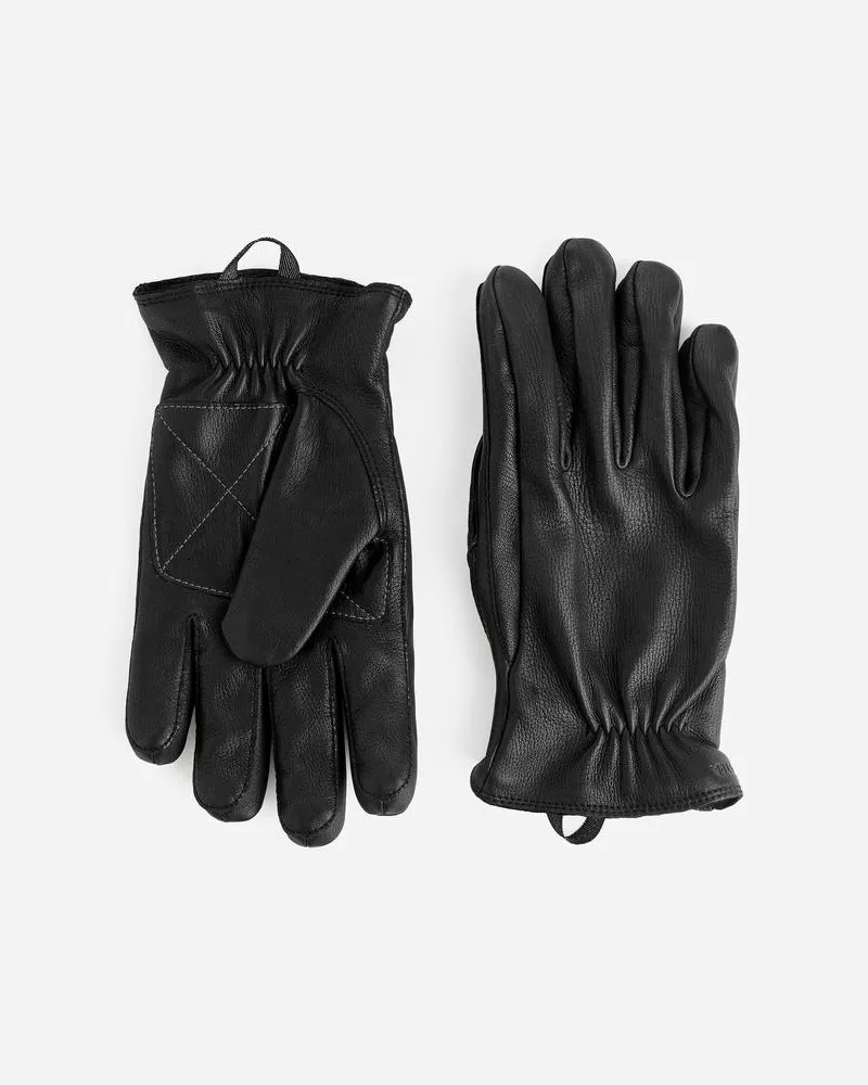 Arket Lederhandschuhe Eirik Von Hestra - Schwarz Schwarz