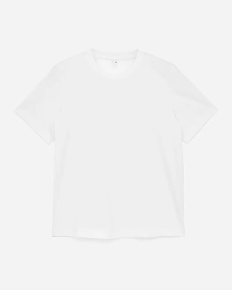 Arket Lily Leichtes T-Shirt - Weiß Weiß