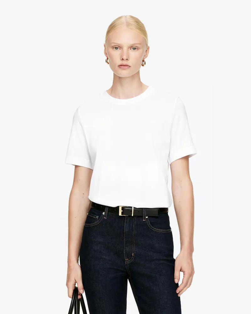 Arket LILY Charakteristisches T-Shirt -Weiß Weiß