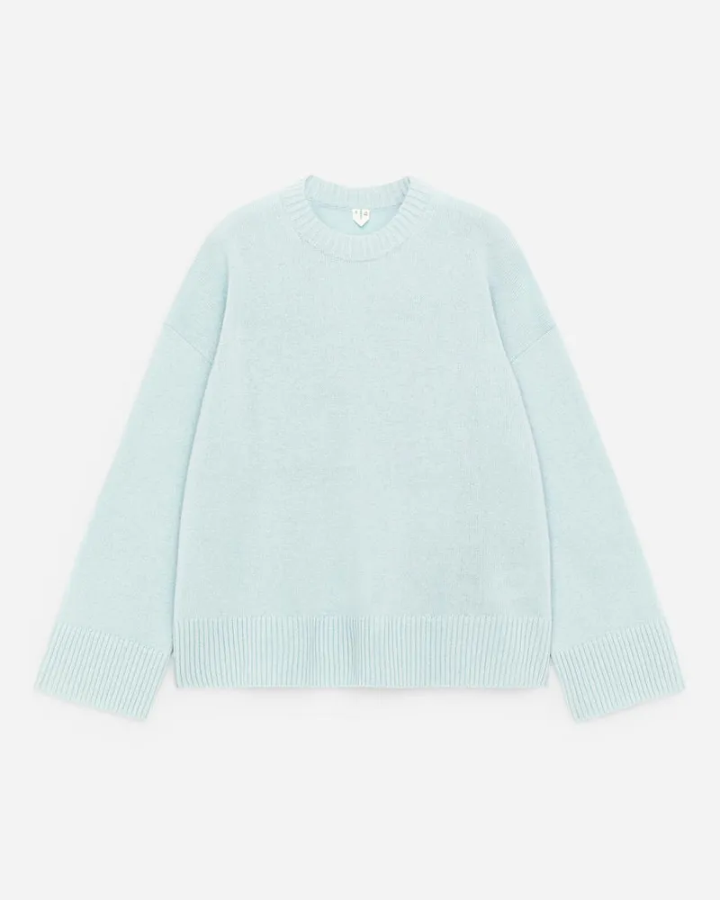 Arket Oversize-Pullover Aus Reinem Kaschmir​ -Türkis Türkis