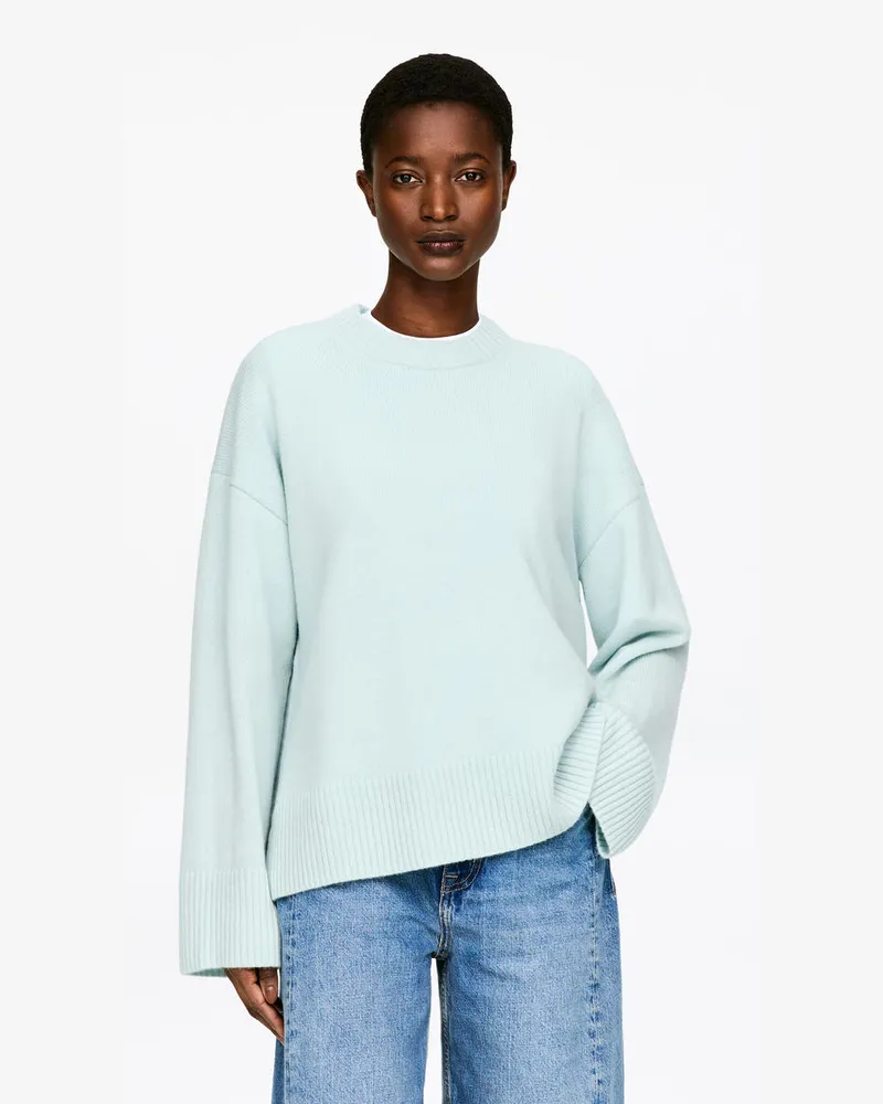 Arket Oversize-Pullover Aus Reinem Kaschmir​ -Türkis Türkis