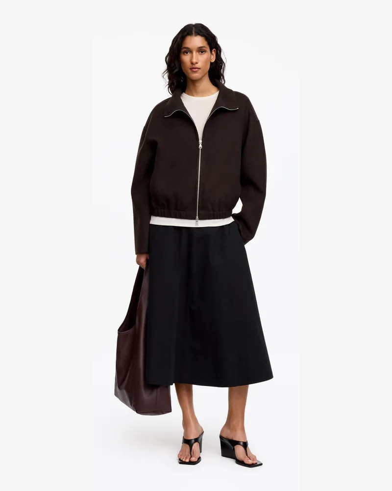 Arket Doubleface-Overshirt Aus Wollmischung -Braun Braun