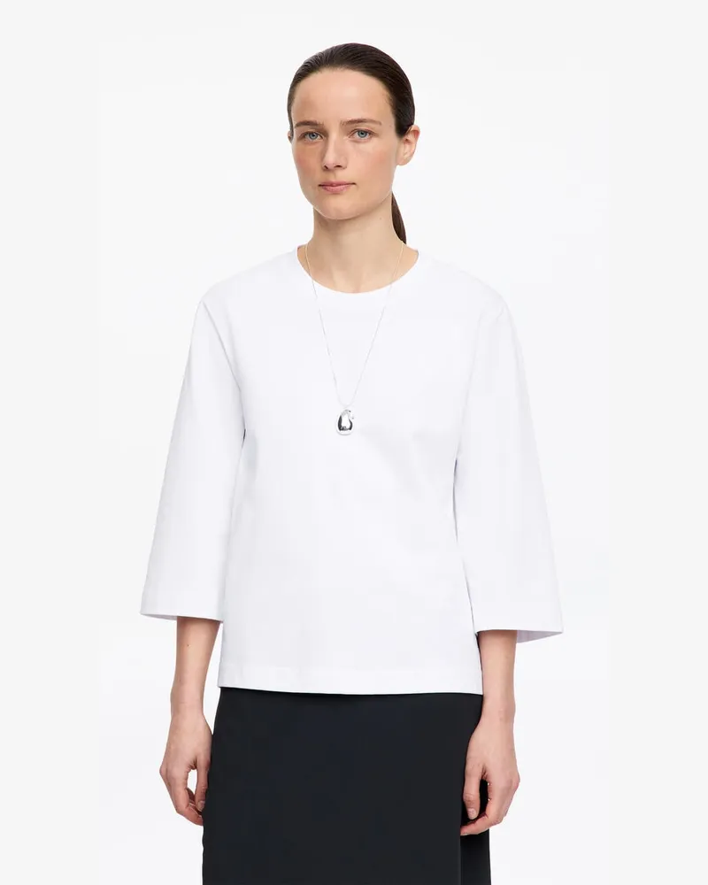 Arket EIRA Schweres T-Shirt -Weiß Weiß