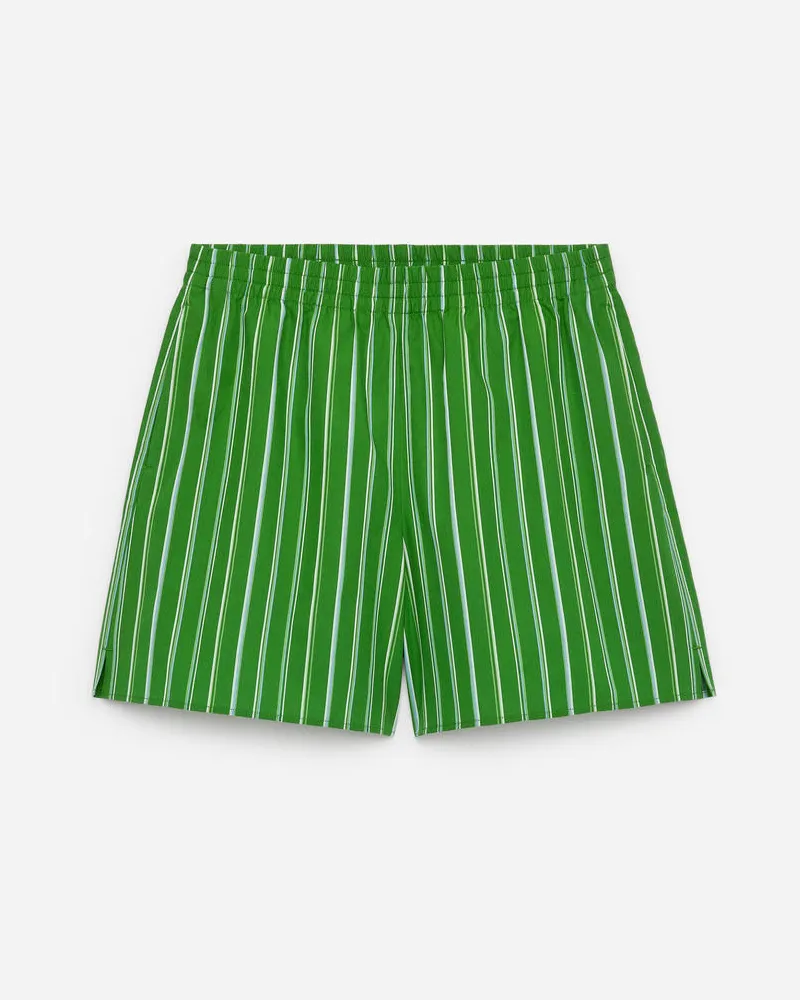 Arket Lockere Baumwollshorts -Grün Grün