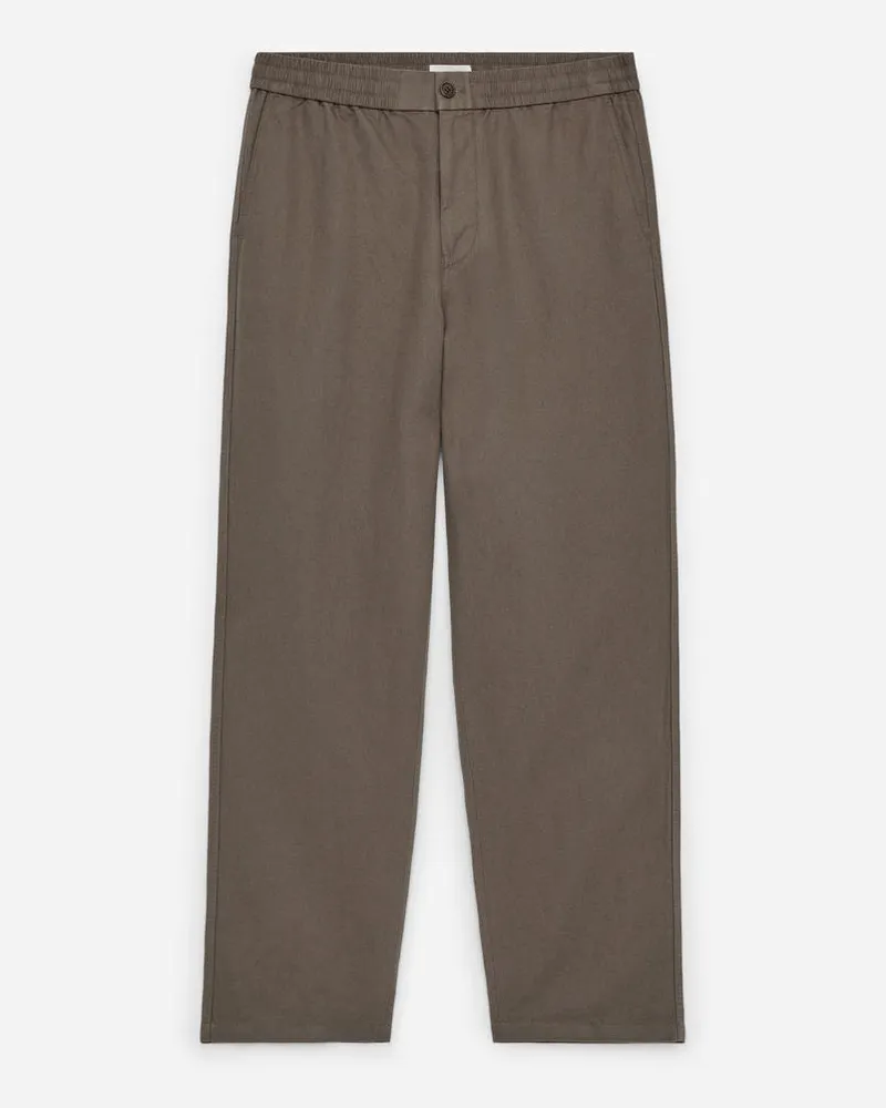 Arket Hose Aus Leinenmix - Beige Taupe