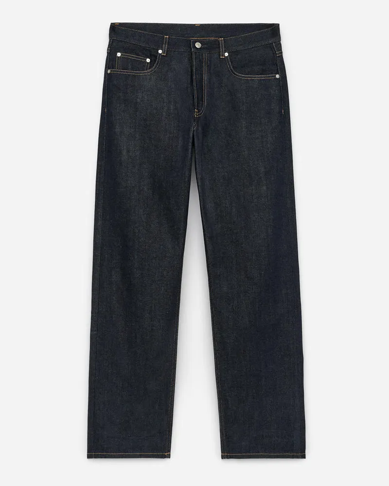 Arket Ocean Loose Straight Jeans - Blau Dunkelblau