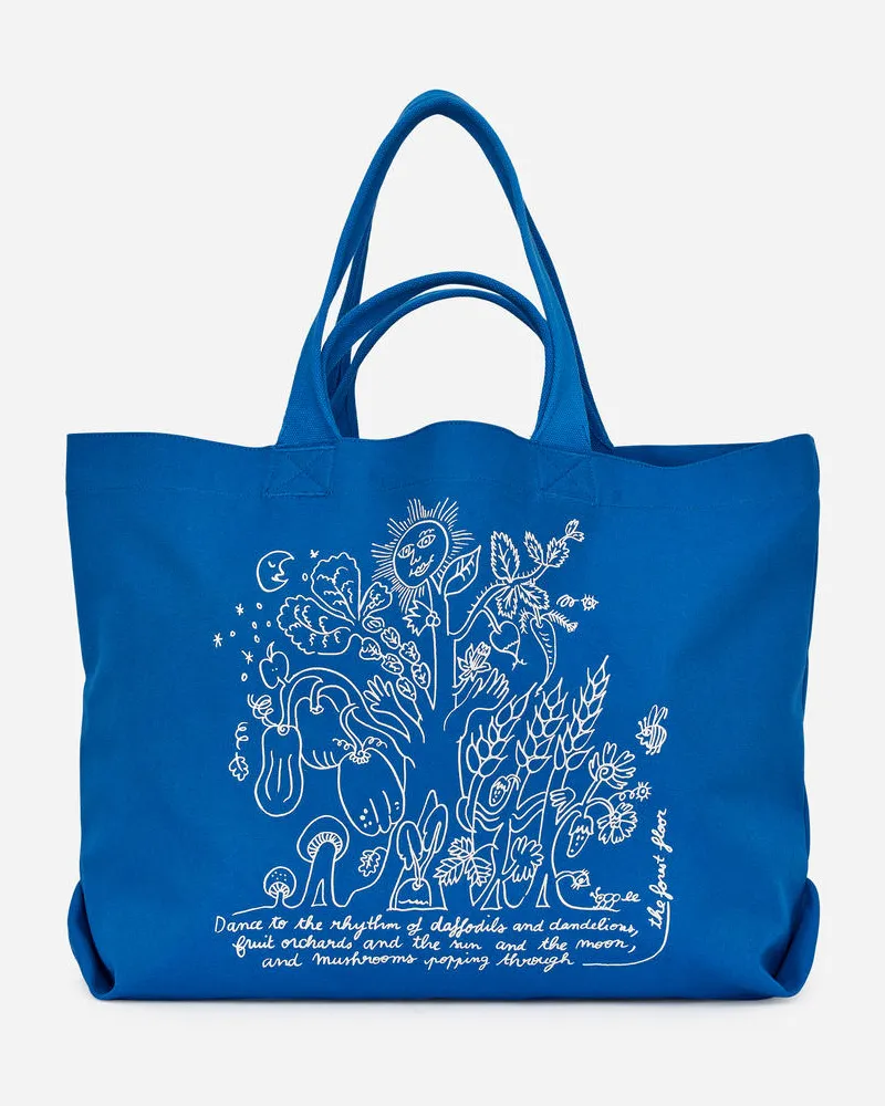 Arket ARKET CAFÉ Canvas-Tragetasche -Blau Blau