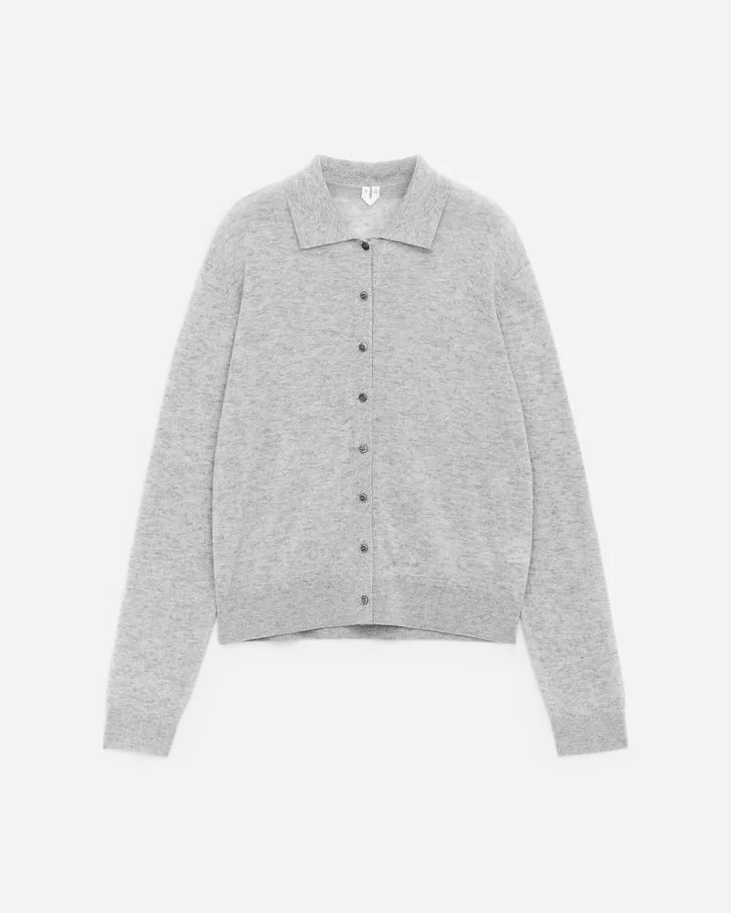 Arket Strickjacke Aus Reinem Kaschmir -Grau Grau