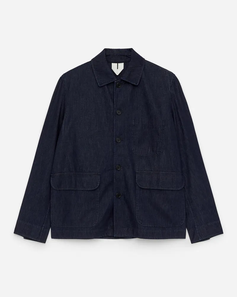 Arket Jeansjacke - Blau Dunkelblau