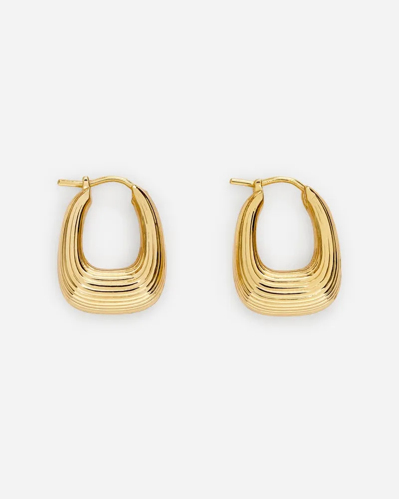 Arket Vergoldete Hoops -Goldfarben Goldfarben