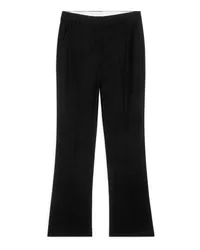 Arket Elegante Hose aus Wollmischung Schwarz