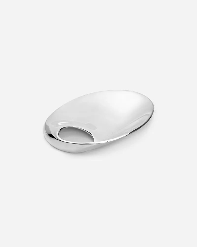 Arket Messingteller, 12 Cm - Silberfarben Silber