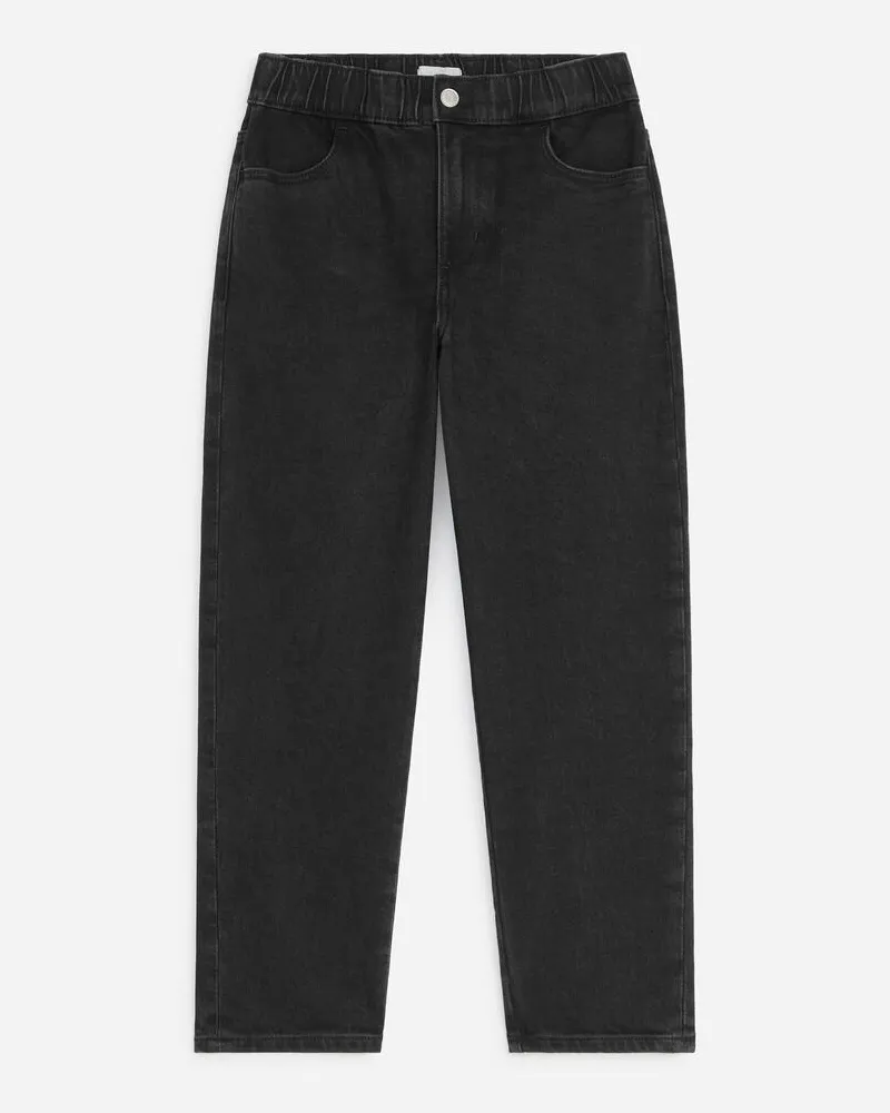 Arket Pull-on-Jeans -Schwarz Schwarz