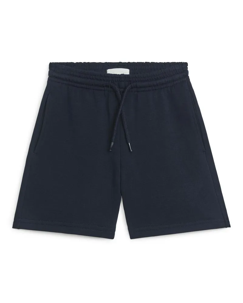 Arket Shorts Aus French Terry -Blau Blau