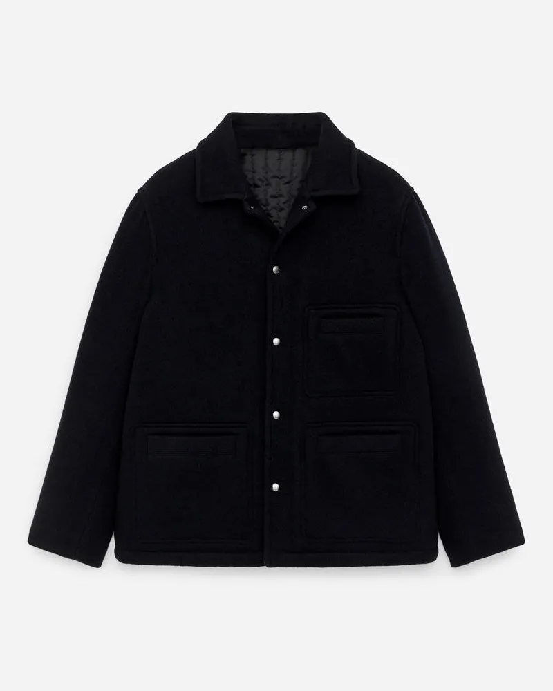 Arket Jacke Aus Wollmischung -Blau Blau