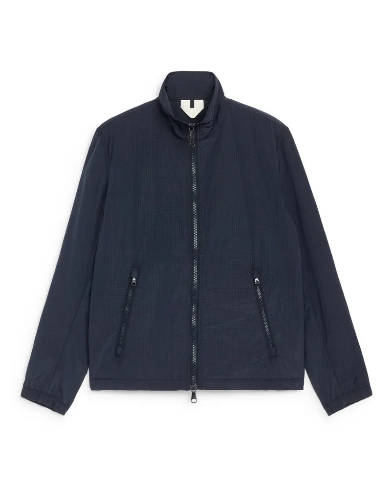 Arket Leichter Windbreaker - Blau Dunkelblau