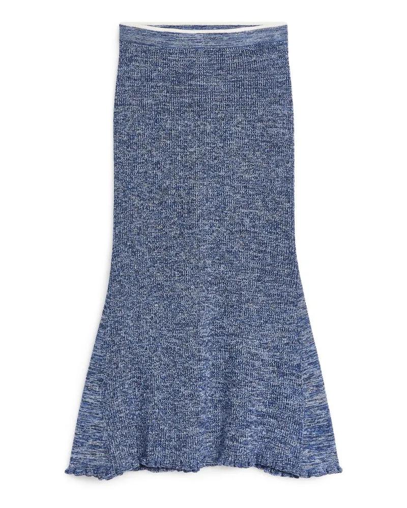 Arket Rock In Rippenstrick - Blau|Mehrfarbig Blau