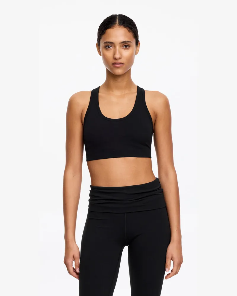 Arket Sport-BH -Schwarz Schwarz