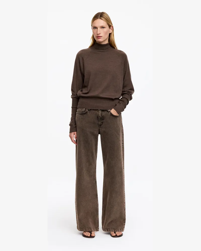 Arket ELM Low Flared Jeans -Braun Braun