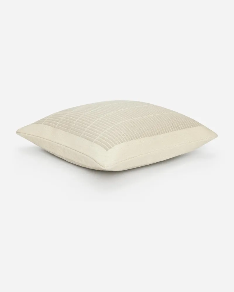 Arket Kopfkissenbezug Aus Baumwolle Und Wolle 50 X 50 Cm - Beige Beige