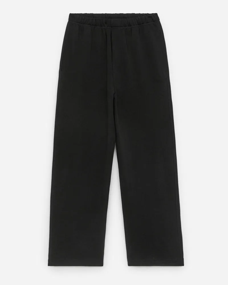 Arket Jogginghose Aus French Terry - Schwarz Schwarz