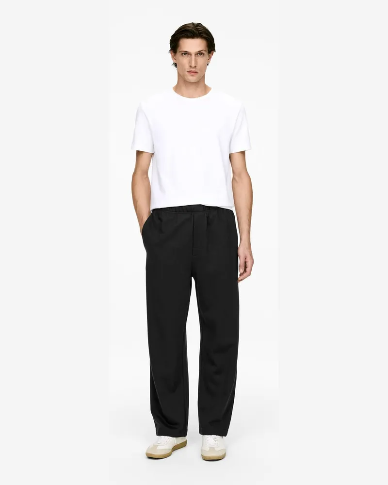 Arket Jogginghose Aus French Terry -Schwarz Schwarz