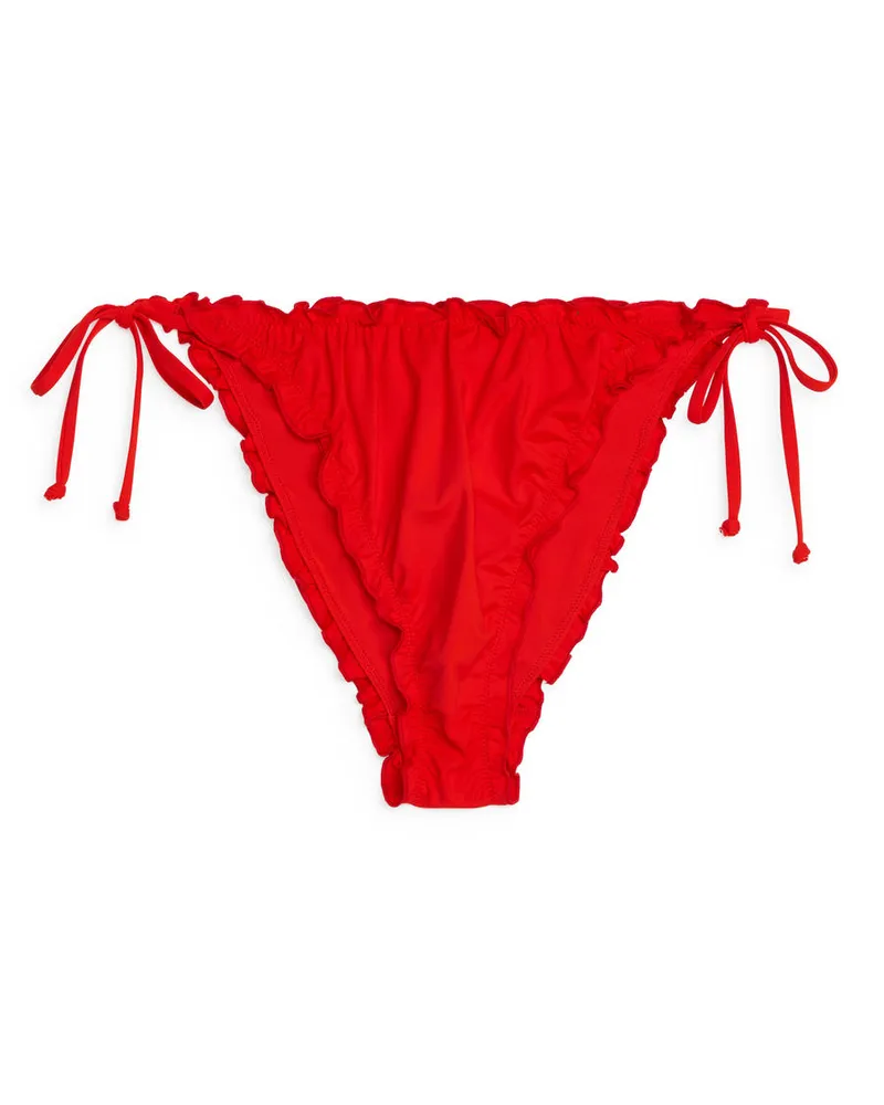 Arket Bikinihose Mit Babylock-Nähten - Rot Rot