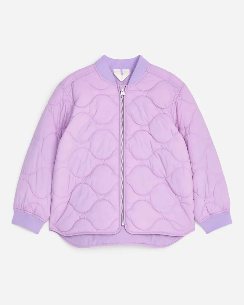 Arket Leichte Steppjacke -Lila Lila