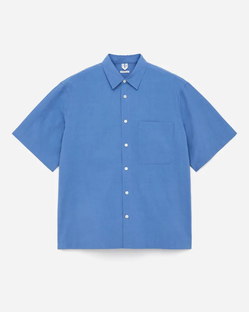 Arket Oversized-Hemd Aus Popeline -Blau Blau