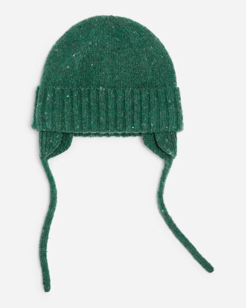 Arket Beanie Aus Wollmischung -Grün Grün