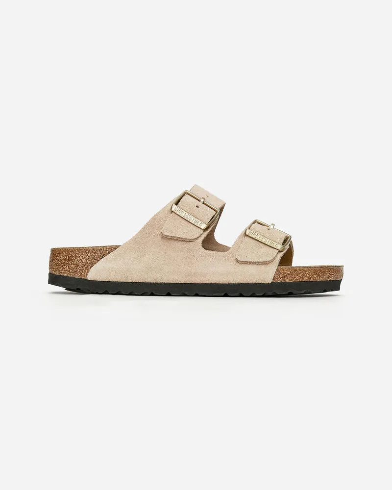Arket Veloursledersandale Arizona Von Birkenstock - Beige Helles