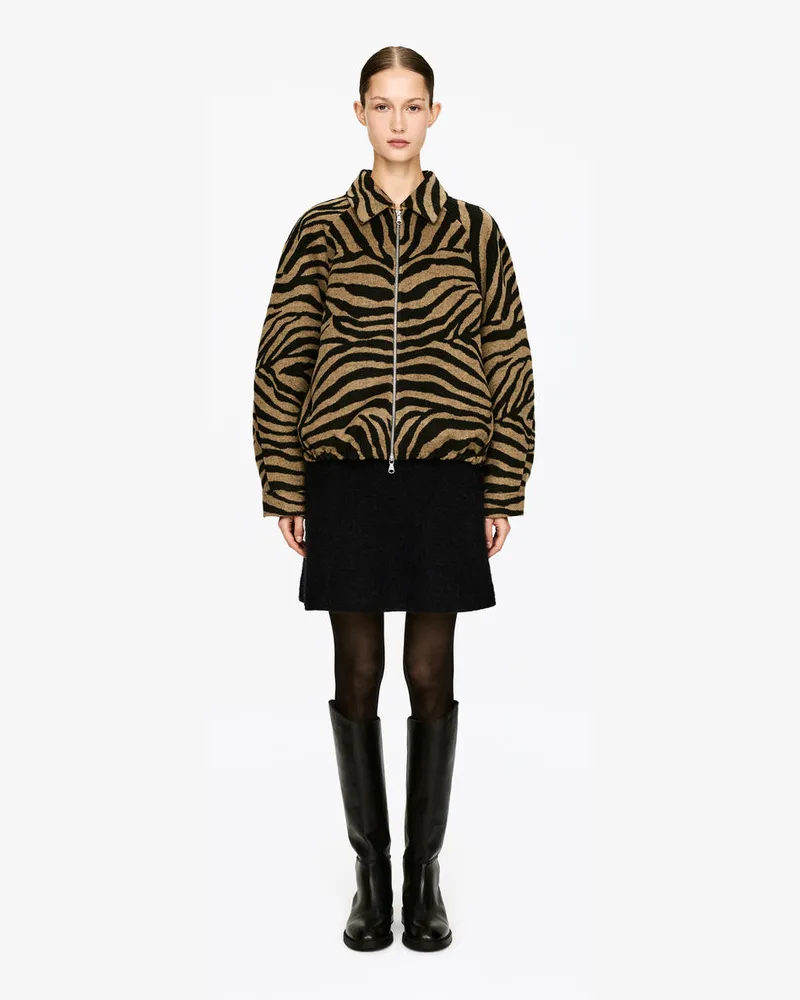 Arket Rock Aus Alpakawolle Und Wolle -Schwarz Schwarz