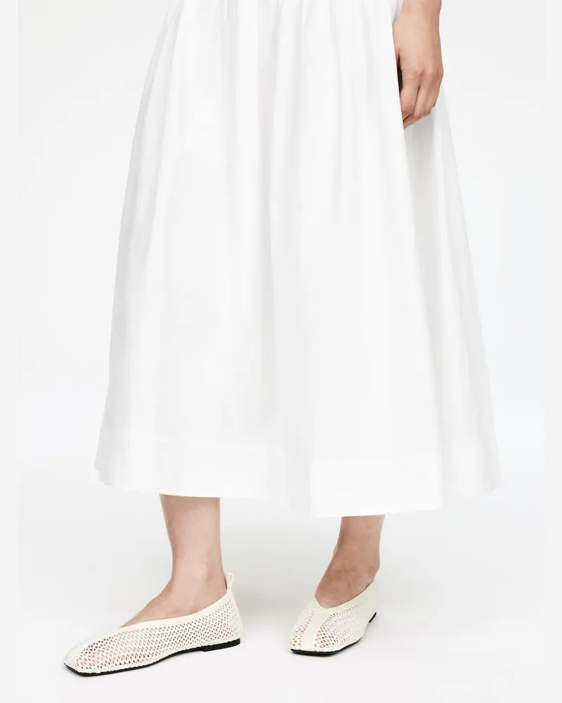 Arket Ballerina Aus Strick -Weiß Weiß