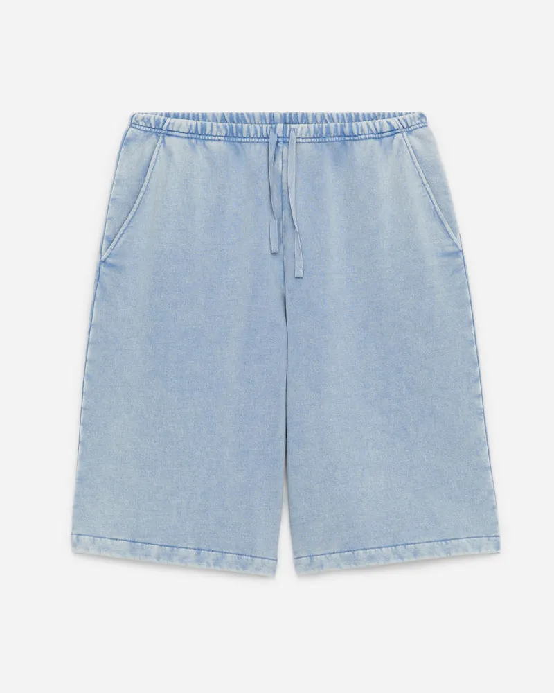 Arket Gewaschene Shorts - Blau Verwaschenes