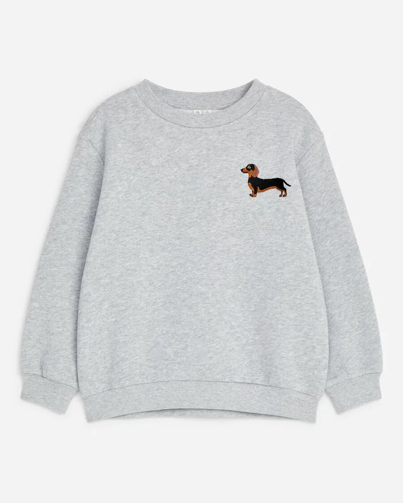 Arket Frottee-Sweatshirt -Grau Grau