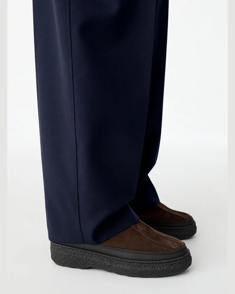 Arket Chunky Velourslederstiefel -Braun Braun