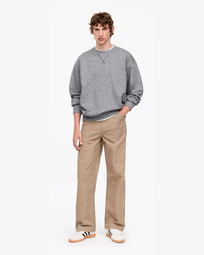 Arket Lockere Canvas-Hose -Beige Beige