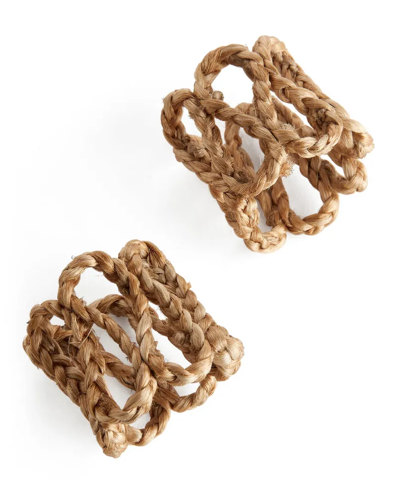 Arket Serviettenringe Im 2Er-Pack - Beige Beige