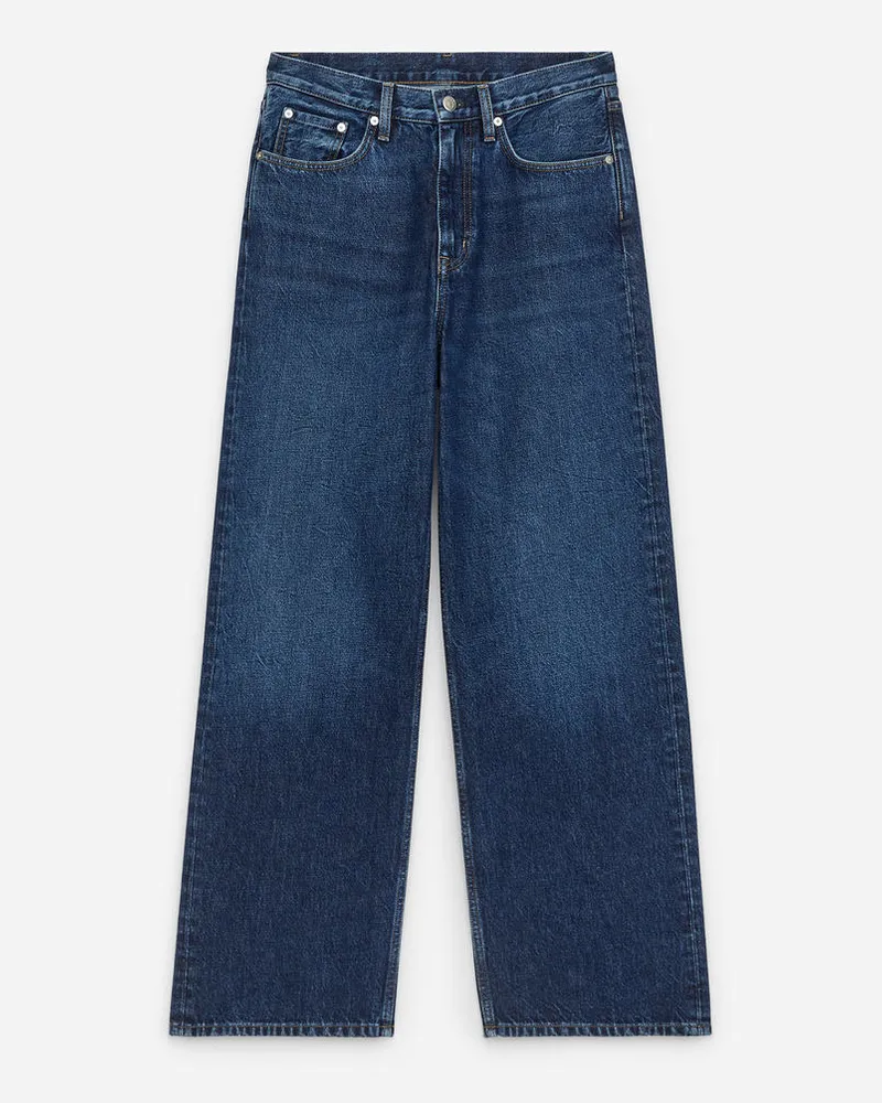 Arket Coral Wide Jeans - Blau Dunkelblau