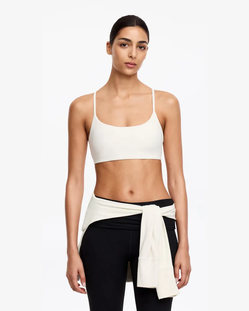 Arket Weicher Stretch-BH -Weiß Weiß