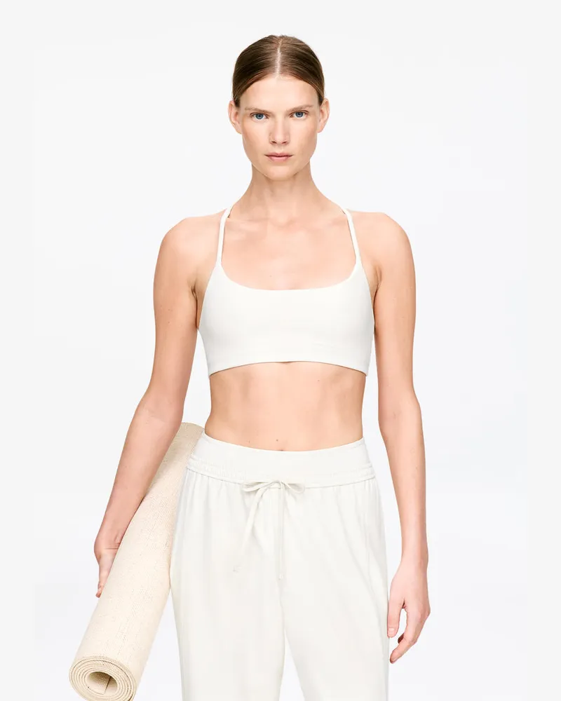 Arket Weicher Stretch-BH -Weiß Weiß