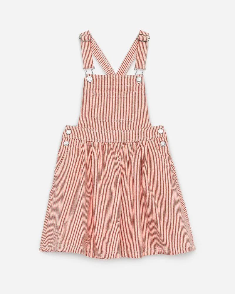 Arket Latzkleid - Rot|Weiß|Mehrfarbig Rot