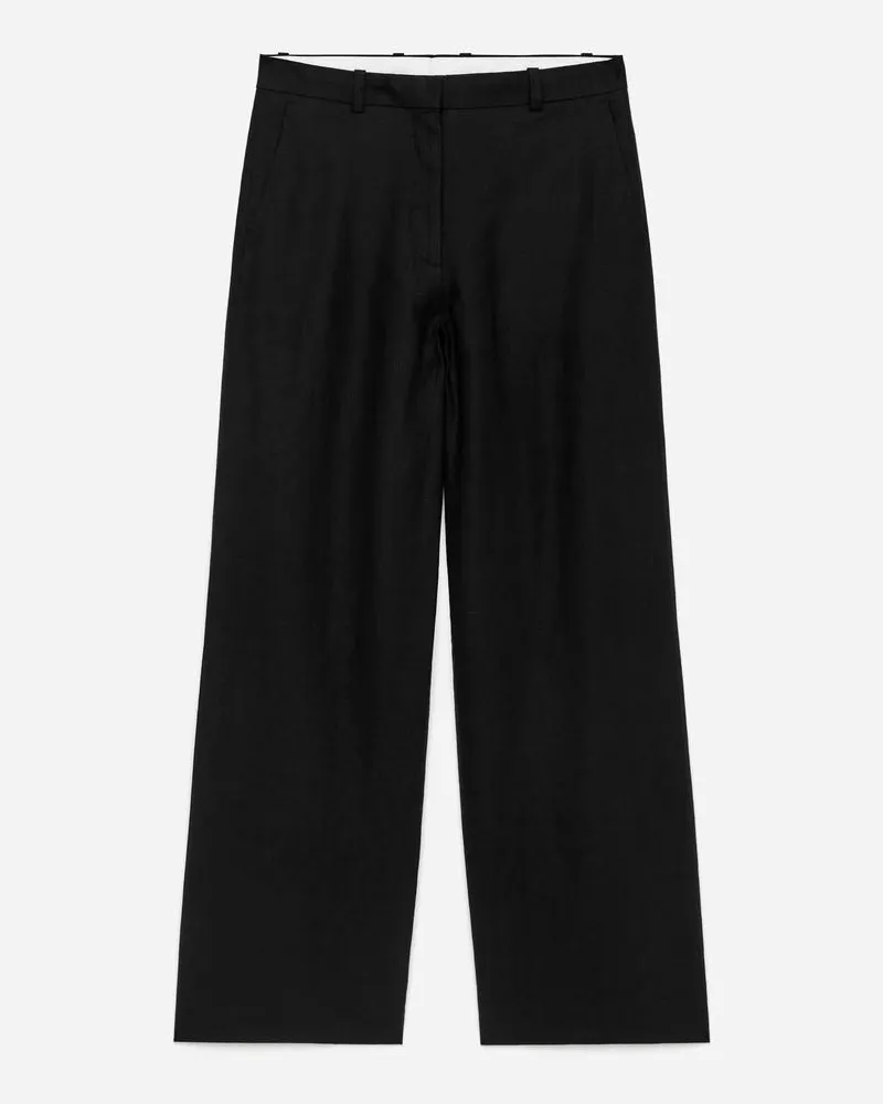 Arket Leinenhose - Schwarz Schwarz