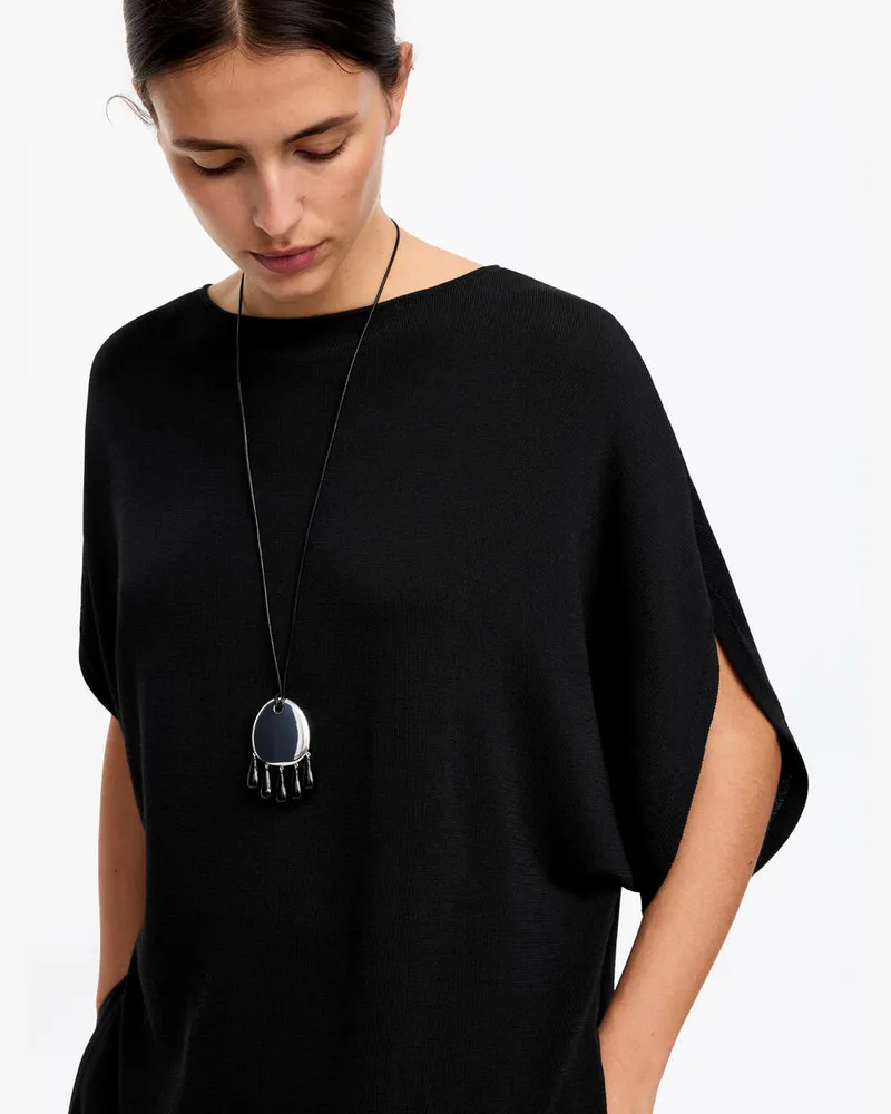 Arket Feinstrickoberteil -Schwarz Schwarz