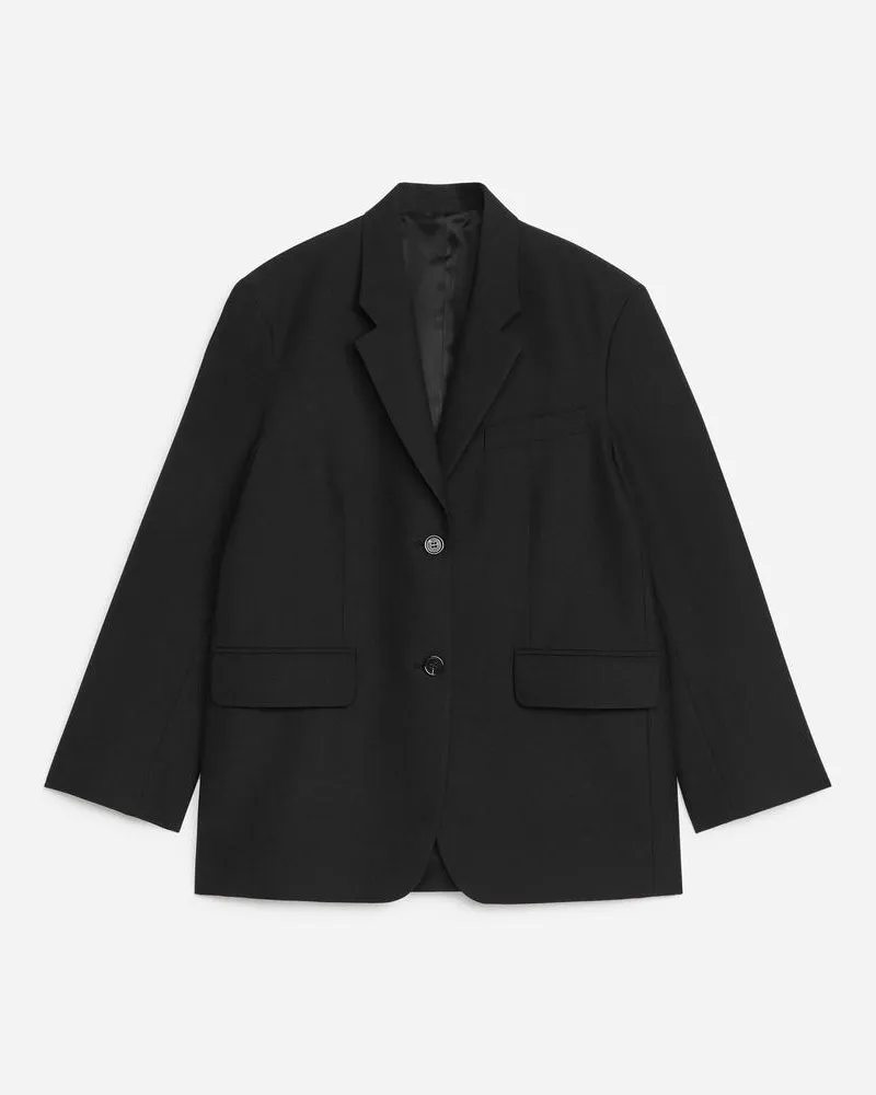 Arket Oversize-Blazer - Schwarz Schwarz