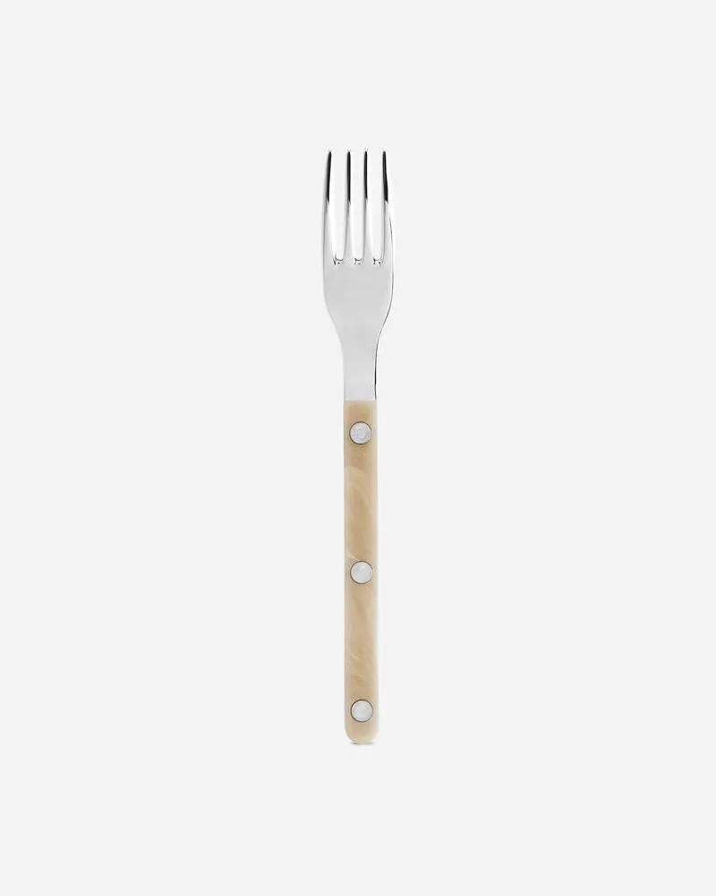 Arket Kleine Bistrogabel Von Sabre Paris - Beige|Weiß Blassweiß