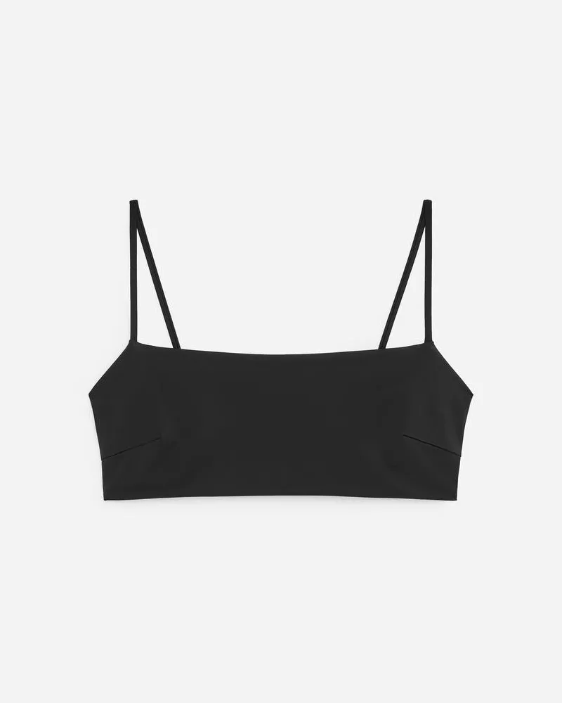 Arket Sportliches Bikinioberteil -Schwarz Schwarz