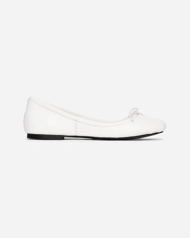 Arket Sportlicher Ballerina - Weiß Weiß