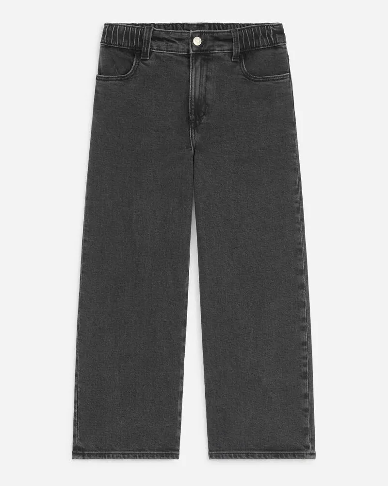 Arket Weite Jeanshose -Schwarz Schwarz